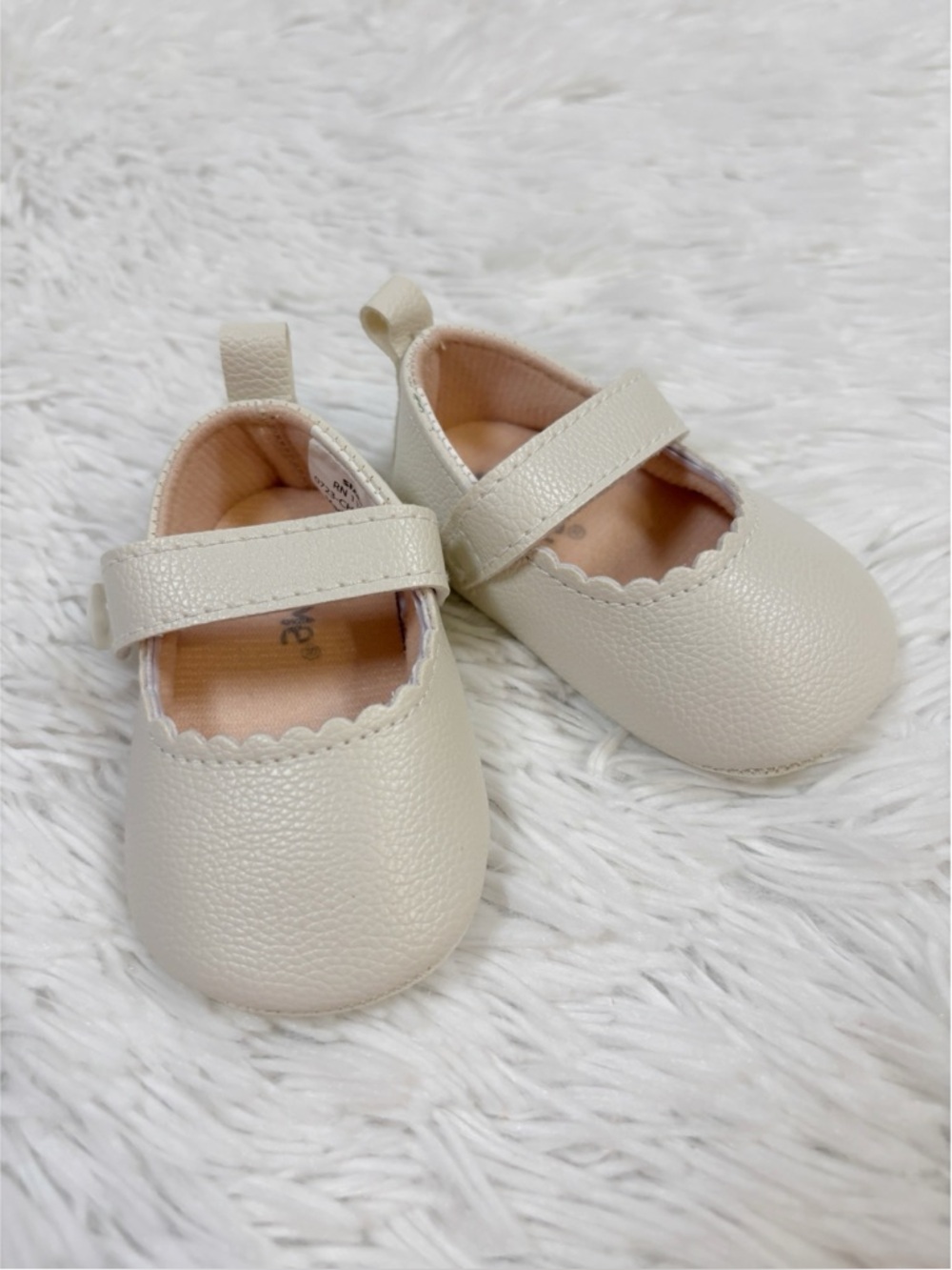 Little Me Classic Cream Mary Jane Baby Shoes